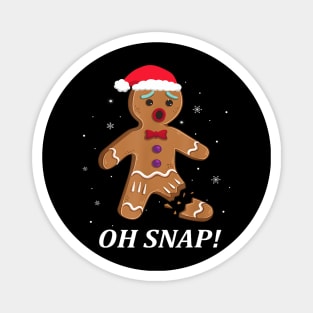 Gingerbread Man Oh Snap Christmas Cookie Costume Baking Team Magnet